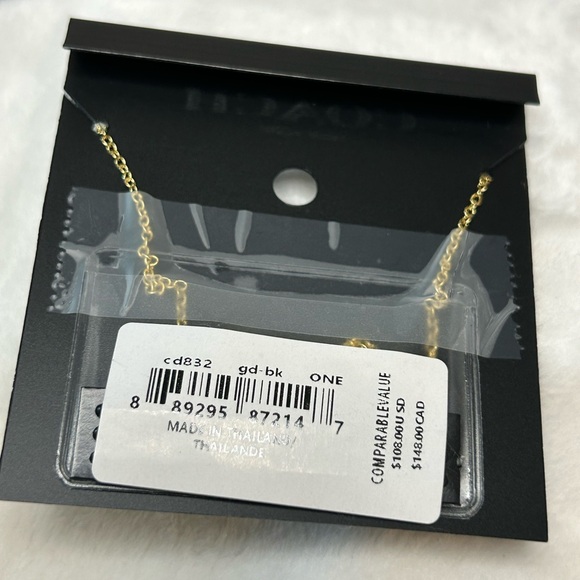 COACH Quilted Padlock Key Necklace - Picture 4 of 7